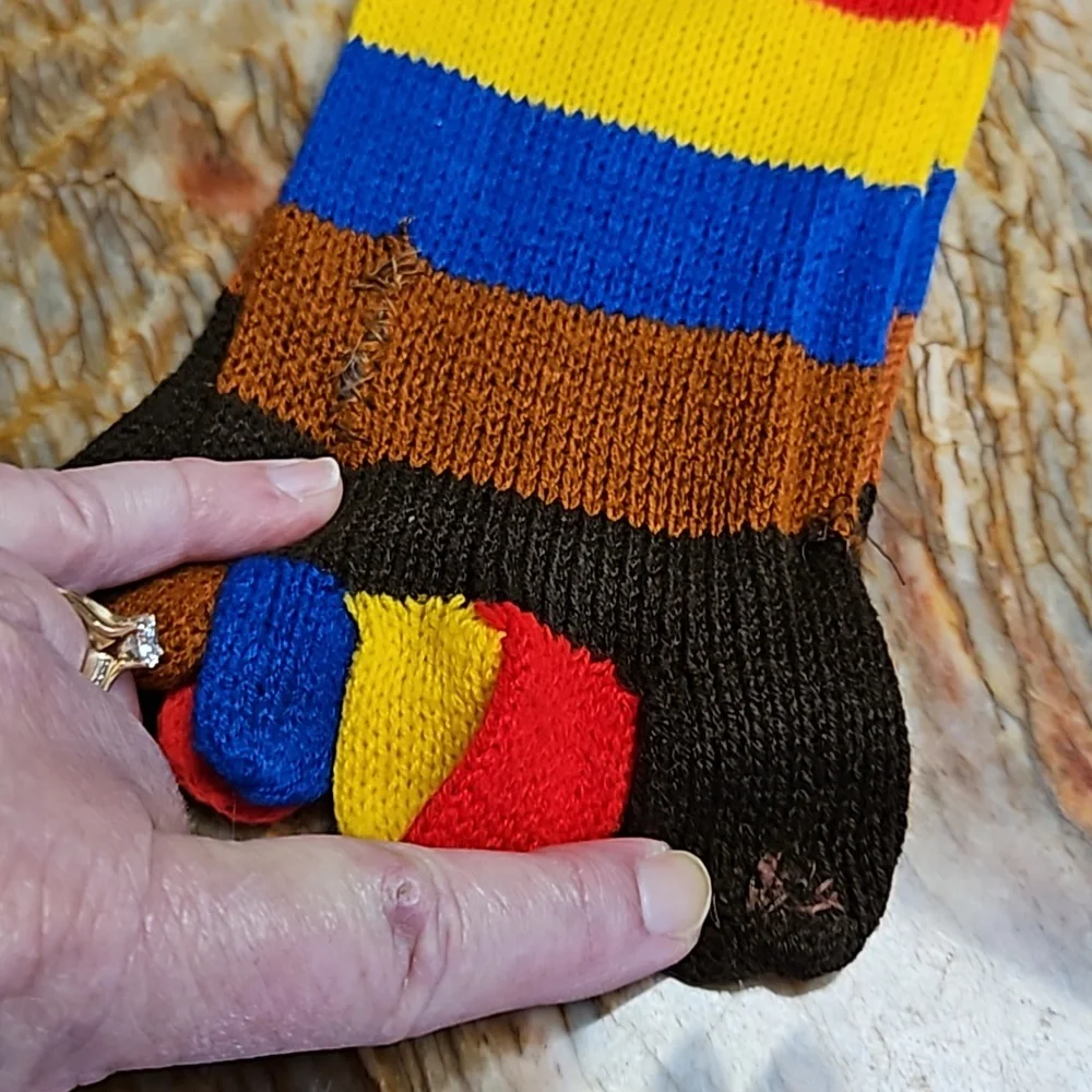 Vintage 1970's 5 toe socks